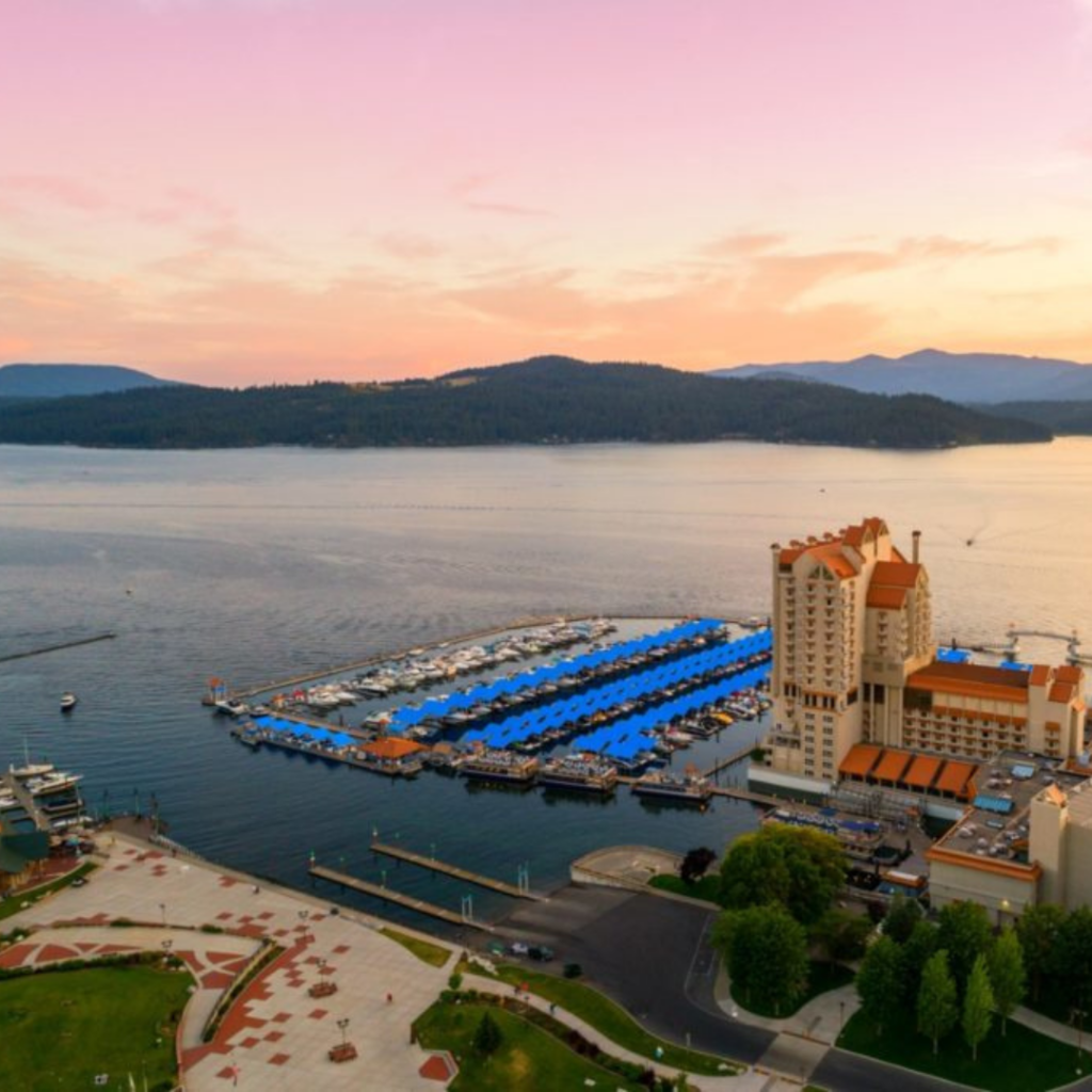 Lake Coeur d'Alene and The Coeur d'Alene Golf & Spa Resort